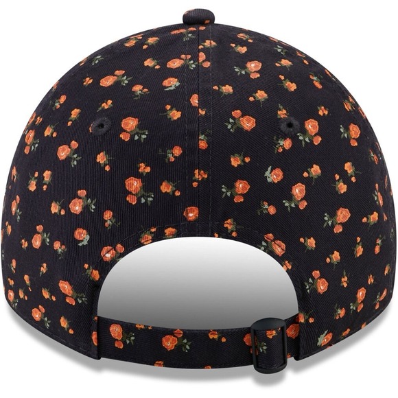 Era Houston Astros 9TWENTY Hat Womens Navy Orange Floral Adjustable Cap